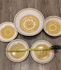 Set of 5 Royal China Dinner Casablanca Cavalier Ironstone Vintage MCM  picture