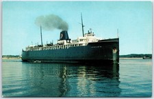 1954 C&O Trainferry CITY OF FLINT Lake Michigan Postcard L.L. Cook picture
