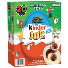 Kinder Joy Chocolate Surprise Egg, Mario, 0.7 oz., 20 ct.  picture