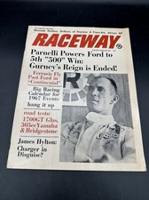 Vintage Raceway Magazine January, Febuary 1967 Riverside International Raceway picture