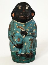 MEXICAN OAXACA BARRO NEGRO BANANA CHANGO MEZCALERO MONKEY MEZCAL BOTTLE OAXACAN picture