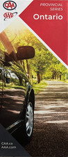 New AAA ONTARIO Canada ROAD MAP  City/Highway Tour  CAA  Toronto  LATEST 2024 picture