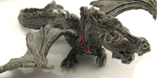 Radcliffe 1988 Pewter Art Jeweled Dragon Signed One Red Gem Missing Under Neck picture