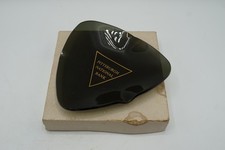 Vintage Pittsburgh National Bank Glass Ashtray Smoked Grey Triangle with Box picture