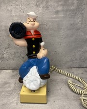 RARE Vintage 1982 Popeye Sailor Man Com-Vu Novelty Telephone KFS Phone picture