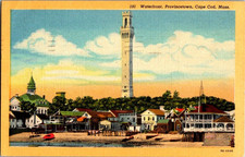 Vintage Postcard 1950 Waterfront, Provincetown, Massachusetts (MA) picture