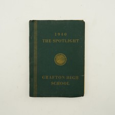 1940 Grafton High School Yearbook Massachusetts VINTAGE ANTIQUE spotlight picture