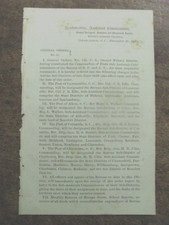 CIVIL WAR RECONSTRUCTION SOUTH CAROLINA FREEDMEN BUREAU DISTRICTS  ORDER picture