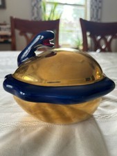 1983 Niki de Saint Phalle Porcelain Egg Perfumed Powder Container (empty) picture