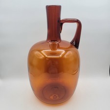 BLENKO 6526 Honey Large Jug Glass Moonshine U.S.A. 1965 & 1966 Joel Myers MCM picture