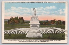 Plot of Unknown Dead Victims of Johnstown Flood Pennsylvania c1917 Postcard picture