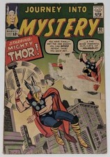 Journey Into Mystery Starring Mighty Thor #95 Vintage Marvel Comics Group 1963 picture