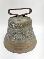 Alb Gusset Uetendorf Swiss Brass Large Bell 5.25 inches Diameter picture