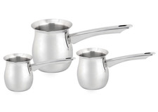 STPGOODS Stainless Steel Milk Pots Set Small Saucepans Set [6 oz, 13 oz, 20 oz] picture