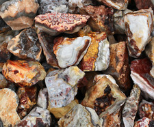 Crazy Lace Agate - Rough Rocks for Tumbling - Bulk Wholesale options picture