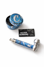 Cookies Design 4-Piece Grinder & Metal Pipe Set w/ Screens Kit picture
