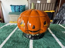 Johanna Parker Retired Jackie Pumpkin Sugar Cookie Jar picture