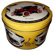 Cute Motorcars Antique Cars The Golden Past 1903-1910 Tin Box Deep picture