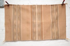 ATQ LARGE Navajo Rug Native American Indian Weaving 40x24 Wide Ruins Striped Vtg picture
