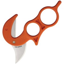 Wyoming Field Dressing Knife Stainless Steel Blade Orange Plastic Handle Y3 picture