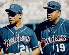 RICKEY HENDERSON AND TONY GWYNN 8x10 PHOTO SAN DIEGO PADRES WM picture