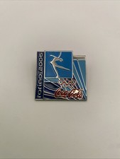 2006 TORINO COCA COLA ICE SKATING OLYMPIC PIN BLUE SILVER RED 20 YRS Ago picture