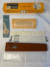VTG Dietzgen Micromatic Slide Rule N1731L Trig Type Complete in Box Case Manual picture