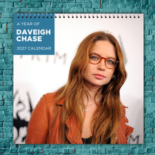 Daveigh Chase 2027 Wall Calendar 12 Month Celebrity Photo Fan Collectible picture