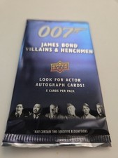 2021 Upper Deck James Bond Villains & Henchmen Trading Card Pack picture