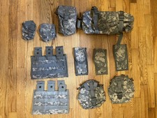 US Army Rifleman Set System ACU UCP Camo Molle Assault Pouches picture