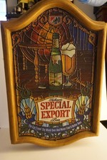 Vintage 1979 Heileman's Special Export Lighted Faux Stain Glass Beer Sign picture