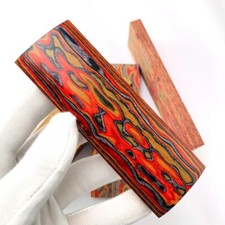 3D Knife Handle Scales Wood Handle Blanks Knife Handle Material 155x50x8mm 1 Pc picture