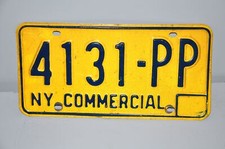 1973-1986 New York License Plate #4131-PP Commercial Car Man Cave Chevy Ford YOM picture