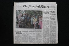 2024 AUGUST 15 NEW YORK TIMES - U.S. SAYS ISRAEL IS AT END OF LINE WITH GAZA WAR picture