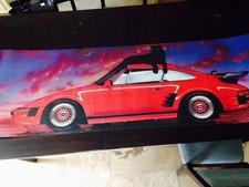 Porsche Poster 6 Foot By 2 Foot Giant Brand New In Sleeve Panther 930 Slantnose picture