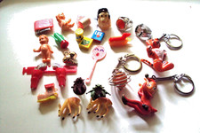 Vtg Gumball Charm Cracker Jack 60's  LOT Vending machine Prizes toys Trinkets picture