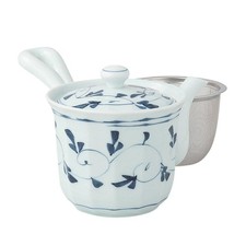 Hasami Ware Lightweight Curved Teapot (Small) With Arabesque Pattern 39535_ picture