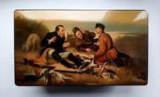 Fedoskino 1960's Lacquer Box Vintage Handmade pappier-mache Mstera Palekh picture