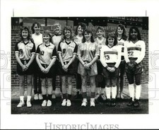 1988 Press Photo Members of The Times-Picayune's All-Metro Girls Soccer Team picture