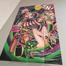1995 Gen 13 Promo Poster J Scott Campbell WildStorm Image Comics Original 24x36 picture