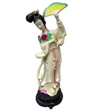 VTG Vita Hong Kong Geisha Woman Asian Girl Figurine Statue Celluloid Painted 11