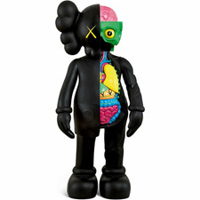 KAWS 4 FT Companion Dissected Vinyl Art Toy Figure Black Designer & Urban Vinyl picture