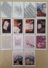 14 RARE MONTBLANC BOUTIQUE AUTHENTIC GREETING HOLIDAY SEASONAL NIB POSTCARDS NEW picture