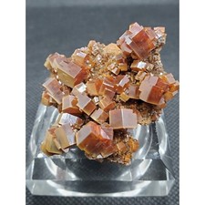 Unique red brownish Vanadinite SUPERB Crystal Specimen Morocco Healing Stone V6 picture