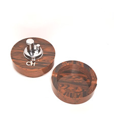 Edie Parker Fawn Marble Acrylic Tabletop Lighter With Ashtray  & Initials Works picture