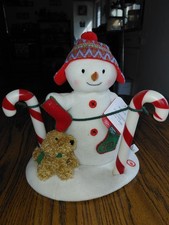 Hallmark 2017 Jingle Pals Stockings Hung with Care Snowman Music Motion Works picture