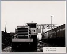 1972 Peabody Coal Co Power Mine Missouri 8x10 Photo Truck at Power Plant  7716 picture