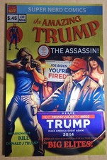 RARE REMASTERED SILVER Metal Donald Trump ASM 129 ORIGINAL Homage COMIC picture