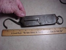From estate-Antique Frary's Improved Spring Balance-24 pounds-works fine picture