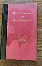 1947 Coca-Cola How to Train Men for  Route Management Book Hardcover Rare, picture